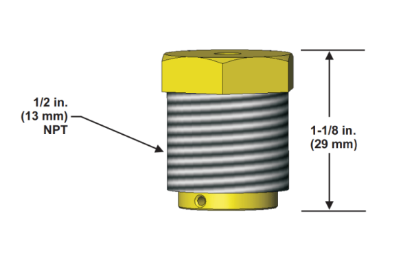 60-9196984-000 Vent Plug - Kidde WHDR