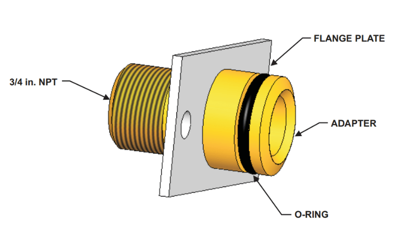 83-844908-000 Discharge Adapter Kit - Kidde WHDR
